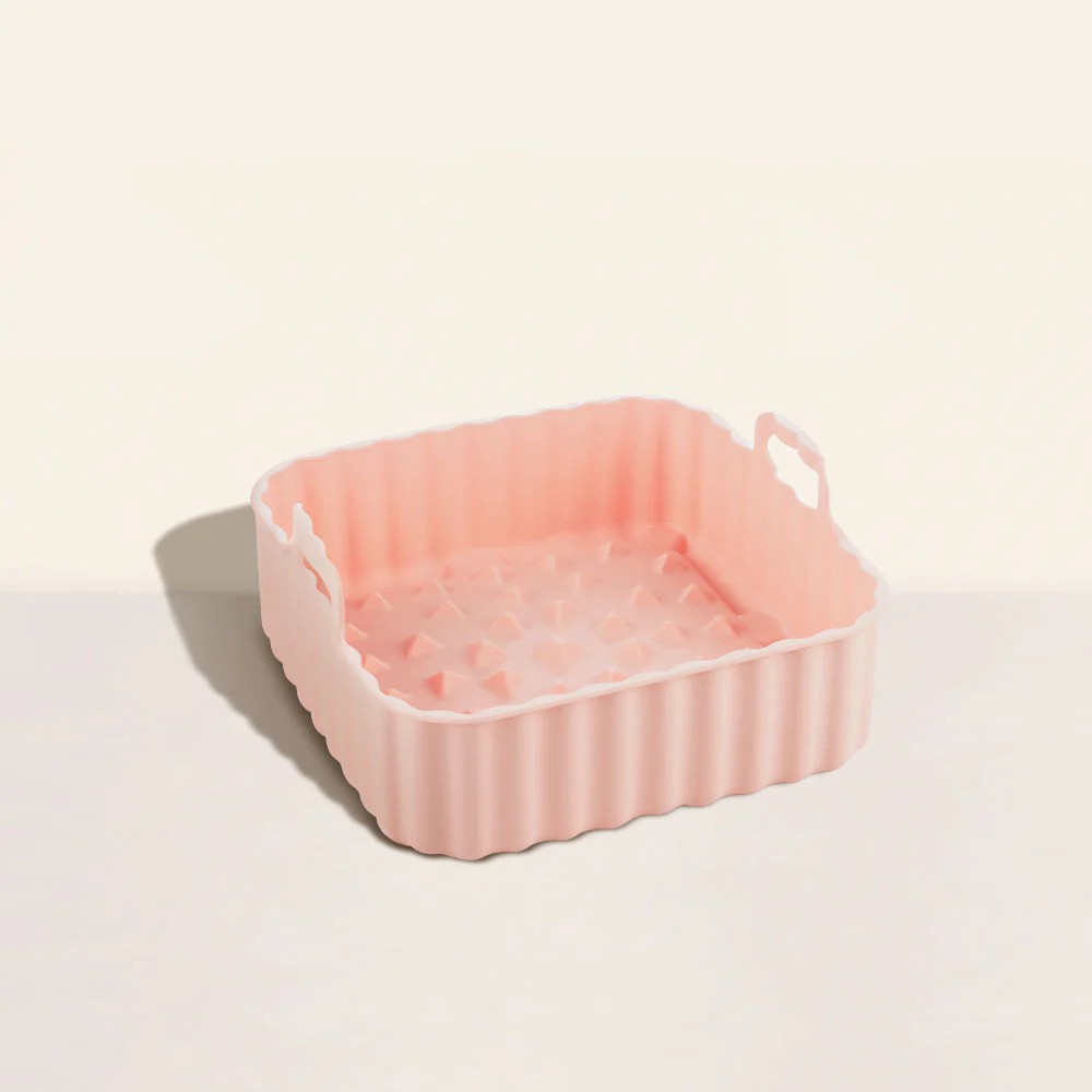 Sillymann Silicone Century Garden Air Fryer Pot (Ash Violet/Soft Peach) - Image 2