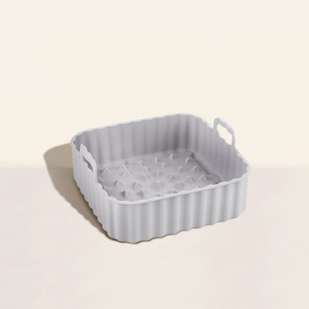 Sillymann Silicone Century Garden Air Fryer Pot (Ash Violet/Soft Peach) - Image 3