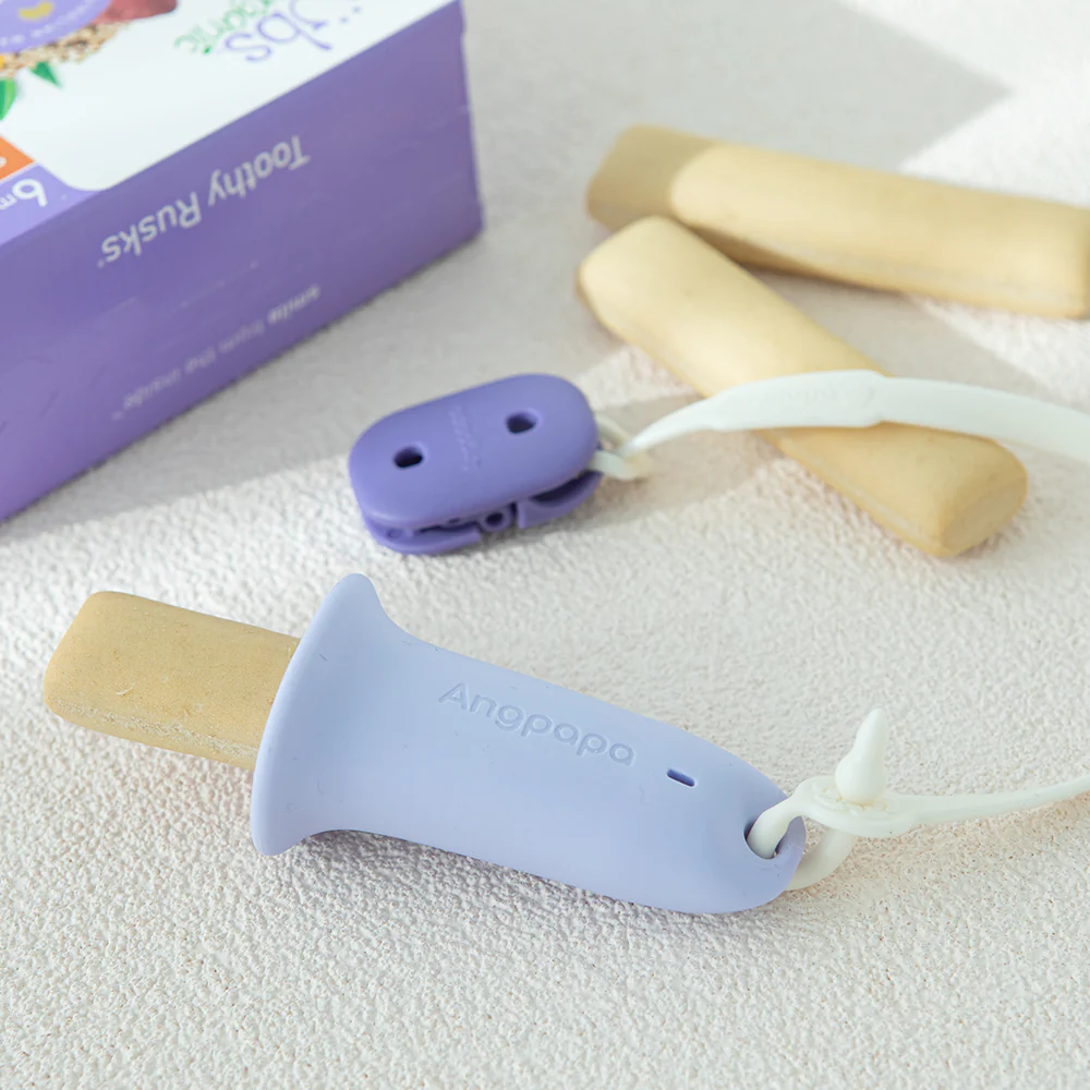 앙파파 티딩 러스크 투씨 러스크 홀더 Angpapa Teething Toothy Rusks Holder 4colours - Image 3
