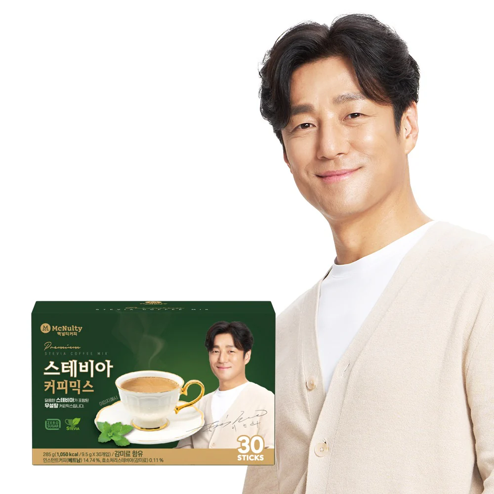 맥널티커피 스테비아 커피믹스 30개입 McNulty Stevia Coffee Mix 30 Sticks