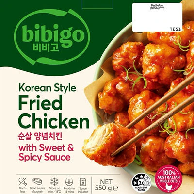 SYDNEY ONLY๐ bibigo Korean Style Fried Chicken 550g - Available in 2 Flavours