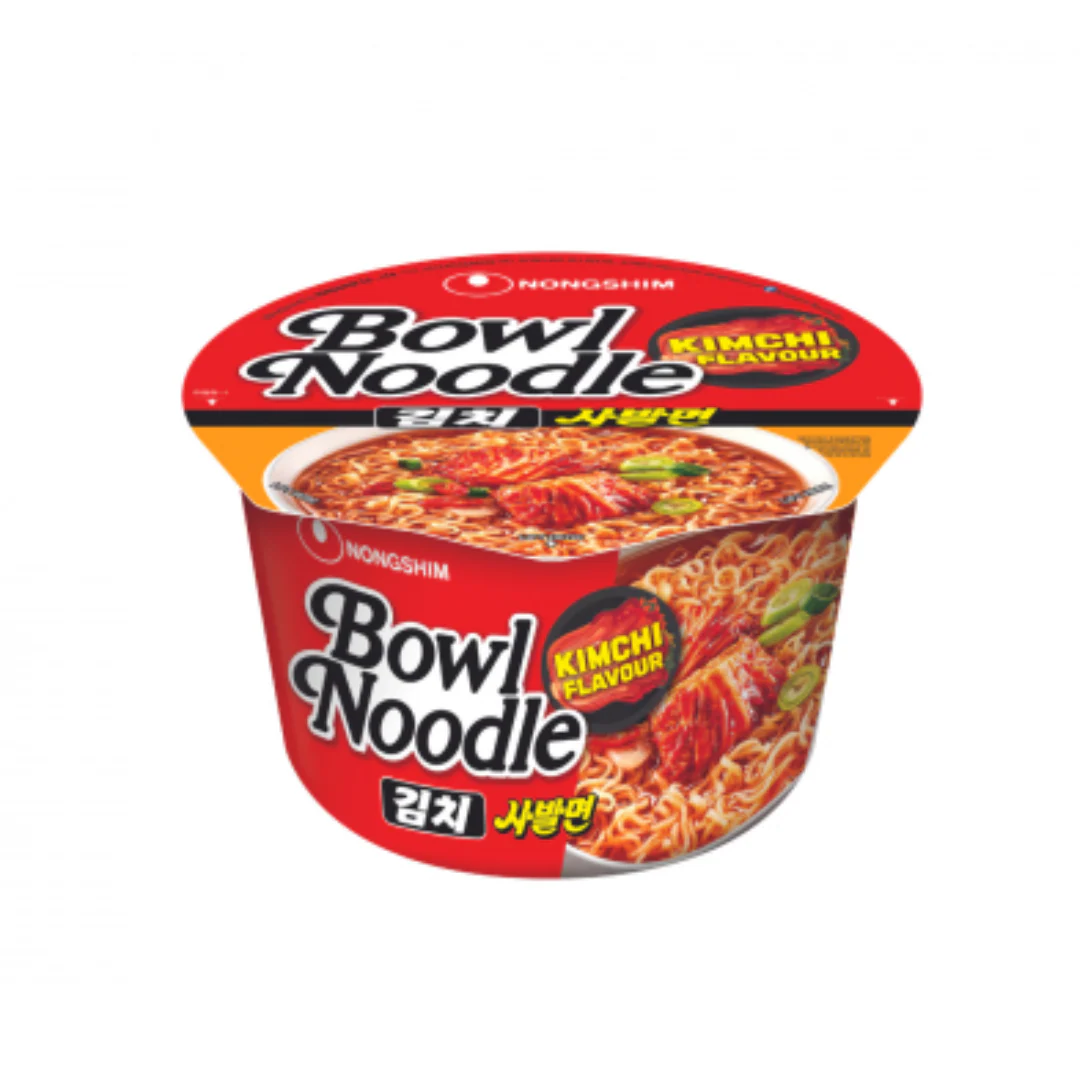 NongShim Bowl Noodle Soup (Kimchi Flavour/Hot&Spicy) 86g*6ea - Image 2