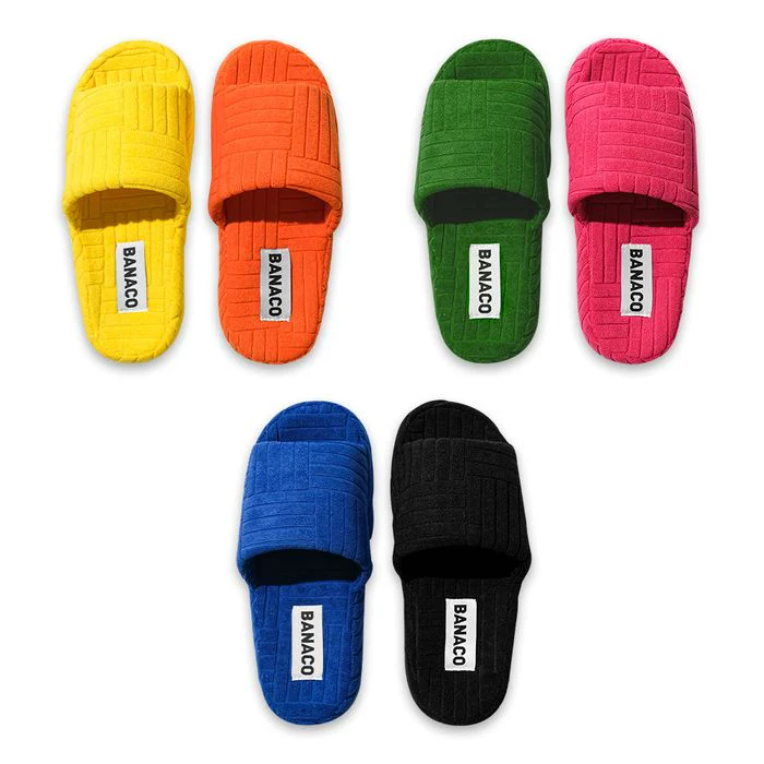 바나코 비비드 테리 룸 슬리퍼 (3가지 색상) Banaco Vivid Terry Room Slipper (3 Colors) - Image 2