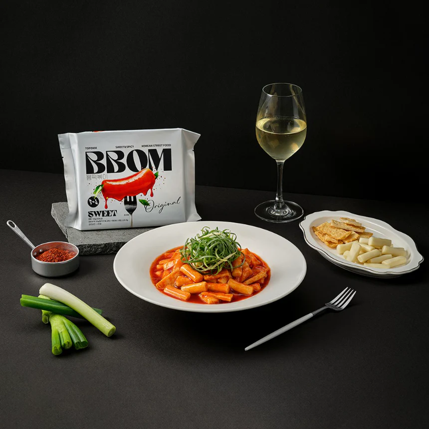 라면보다 간단하게! 뽐 떡볶이 3가지 맛 BBOM Topokki 3 flavours 4p - Image 2
