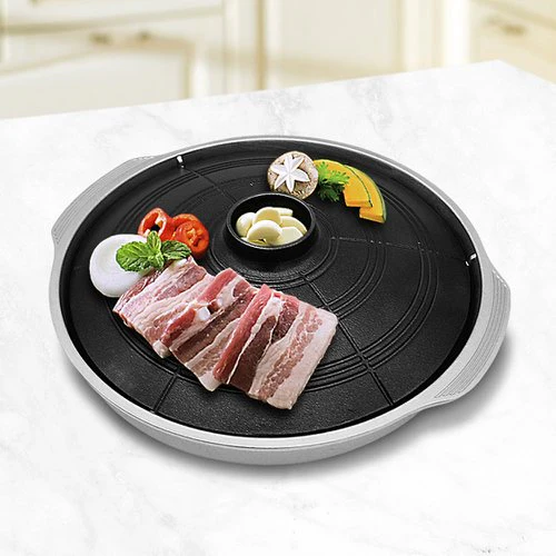 이지쿠커 마늘 솥뚜껑 구이팬 30cm Easy Cooker Garlic Grill - Image 2
