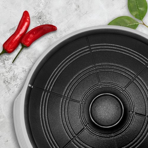 이지쿠커 마늘 솥뚜껑 구이팬 30cm Easy Cooker Garlic Grill - Image 6
