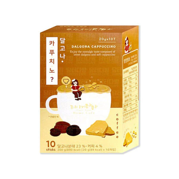 타이거마마 달고나 카푸치노 10개입 Dalgona Cappuccino 10 Sticks
