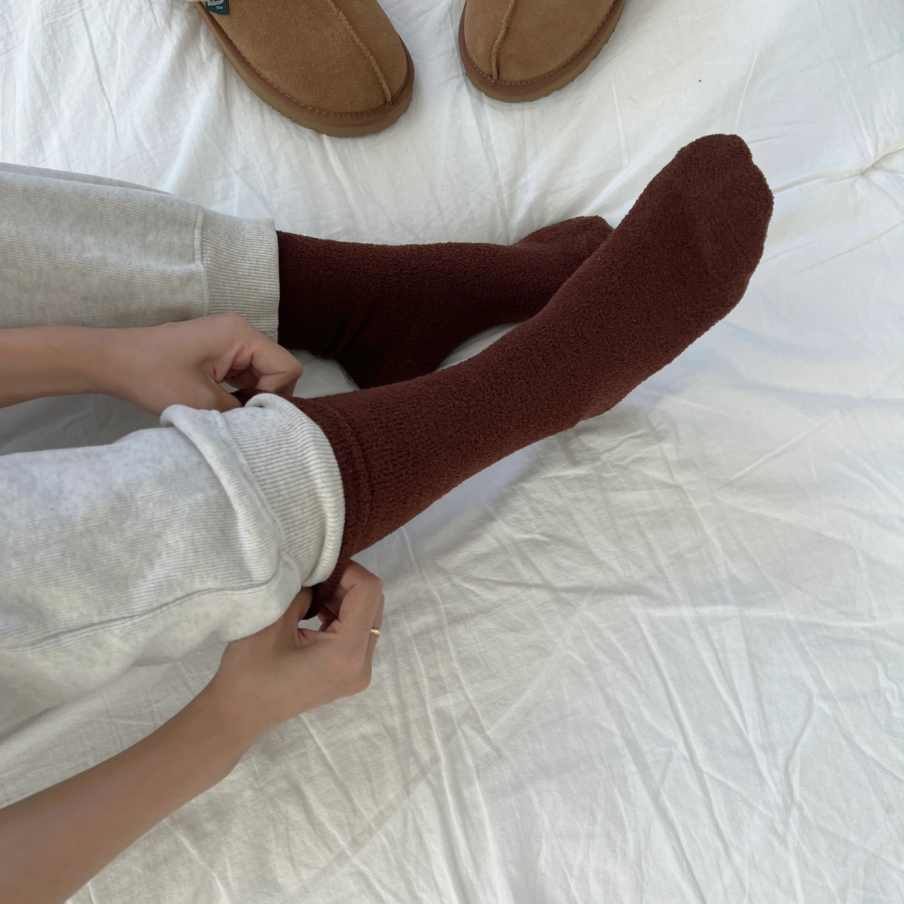 한국산 무압박 롱 수면양말 Korean Pressure-Free Long Sleep Socks 3 colour - Image 10