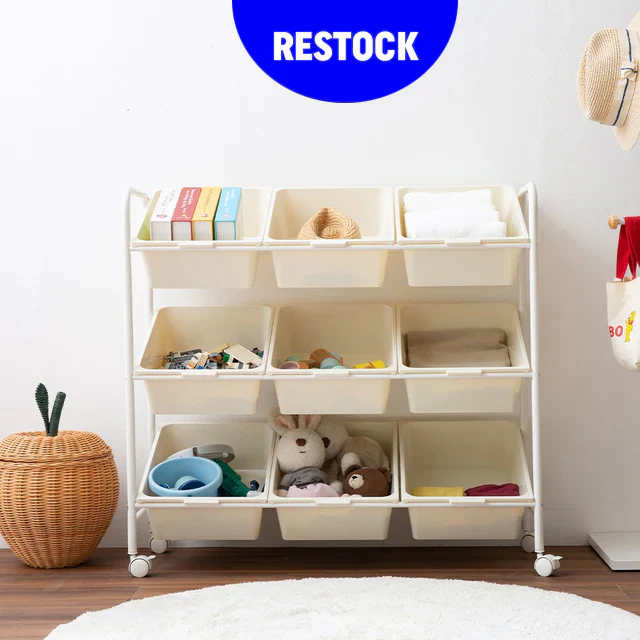 Don’t miss it! Damda Trolley Mobile Open Storage Rack (3x3)