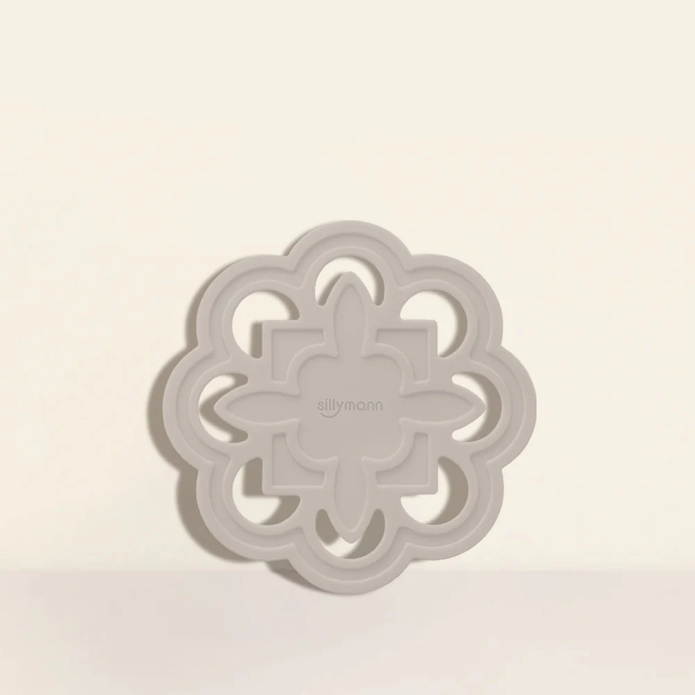 Sillymann Silicone Harmony Pot Mat(Cera) Cream Beige/Cocoa Grey