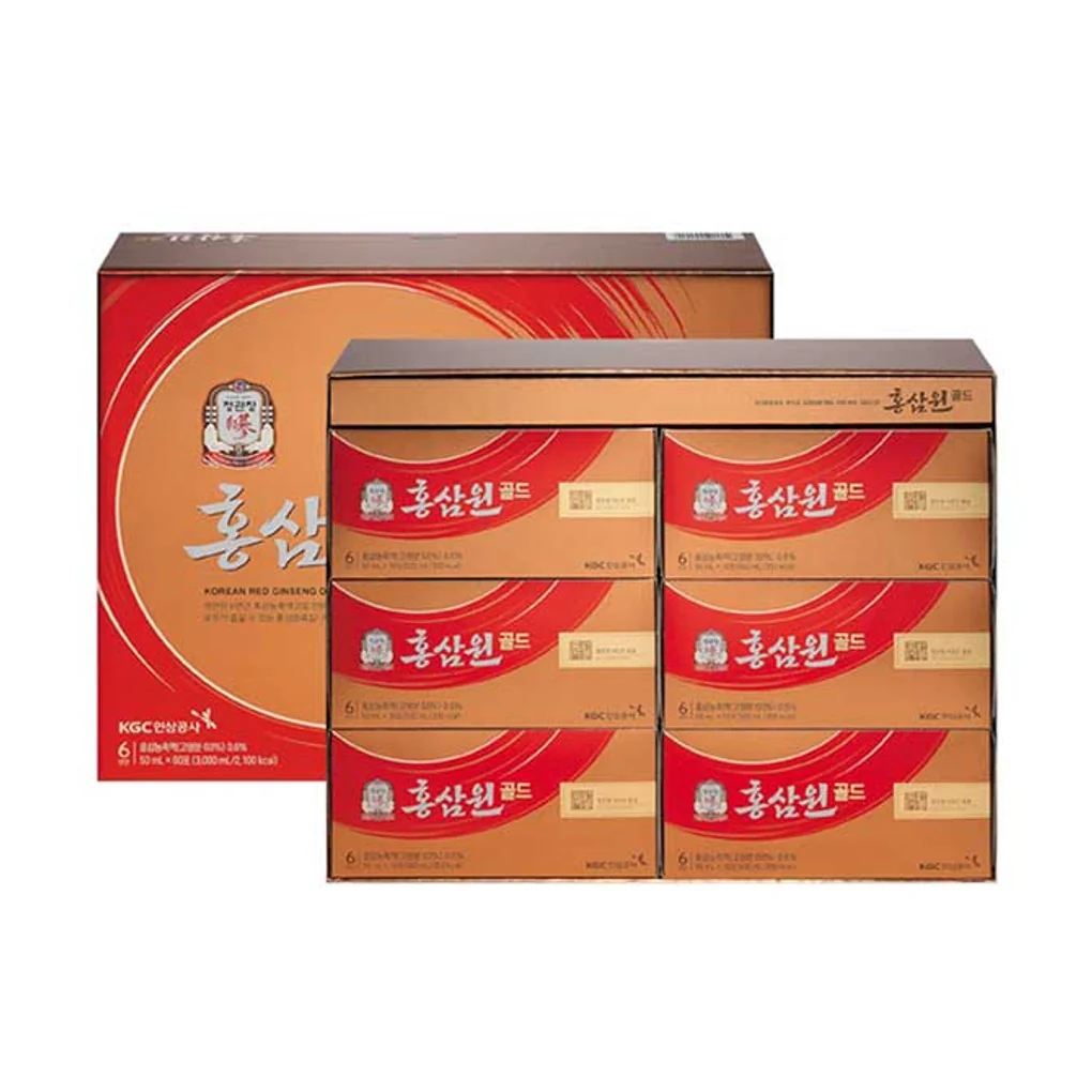 정관장 홍삼원 골드 세트 50ml 60포 Jung Kwan Jang Korean Red Ginseng Drink Gold 50ml (60 Packs) - Image 3