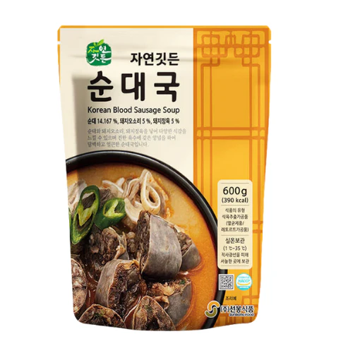 Sunbong Food Korean Blood Sausage Soup 600g