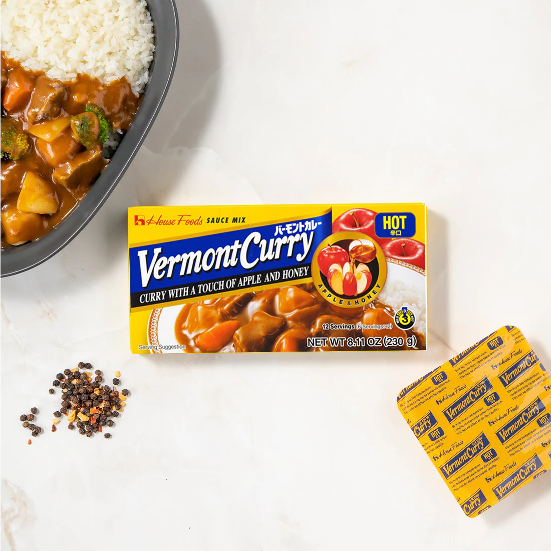 하우스 버몬트 커리 House Vermont Curry with a touch of apple and honey 230g