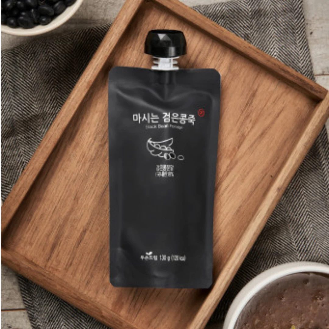 두손드림 마시는 죽 Korea Drink Porridge Sweet Potato/Black sesame/Black Bean/Oats 130g - Image 3