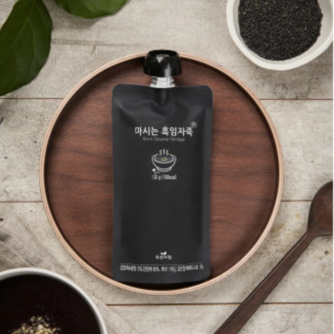 두손드림 마시는 죽 Korea Drink Porridge Sweet Potato/Black sesame/Black Bean/Oats 130g - Image 4