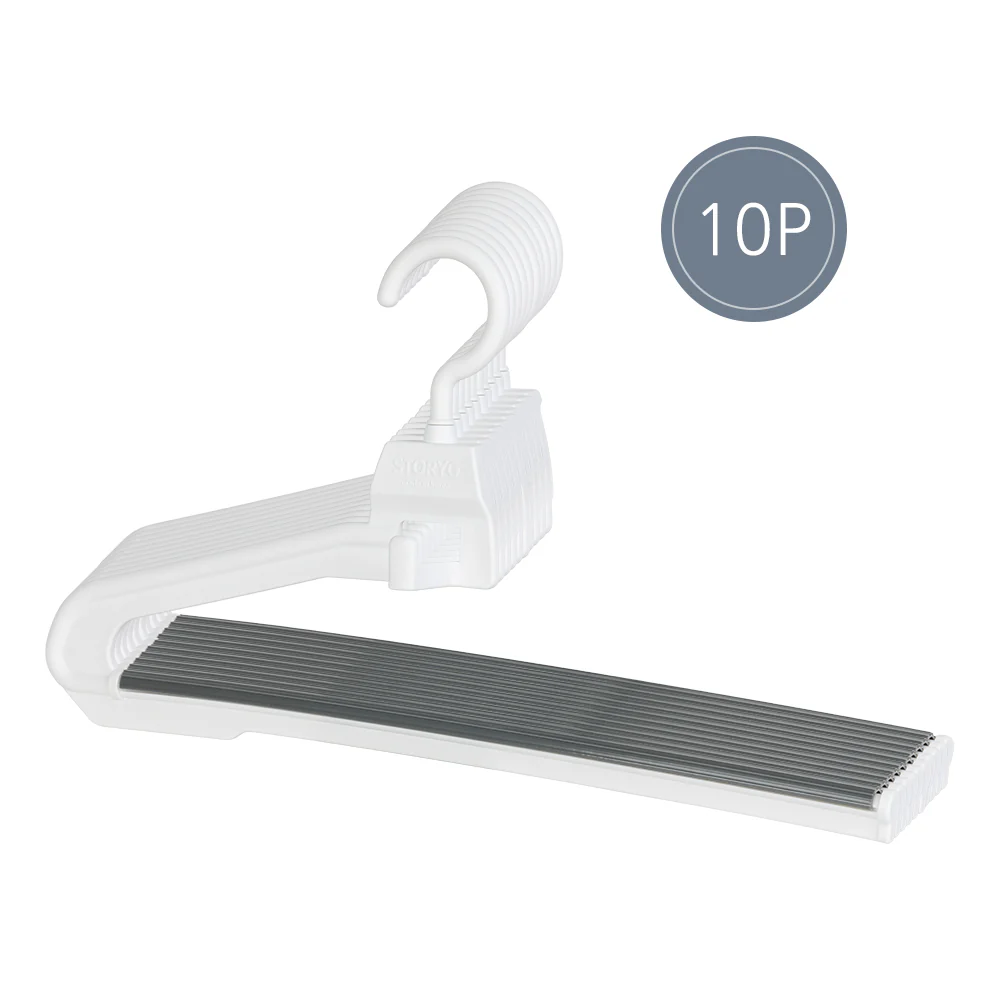 SPECIAL PRICE๐ฅ Smart Slim Pants Hanger Grey 10p - Image 2