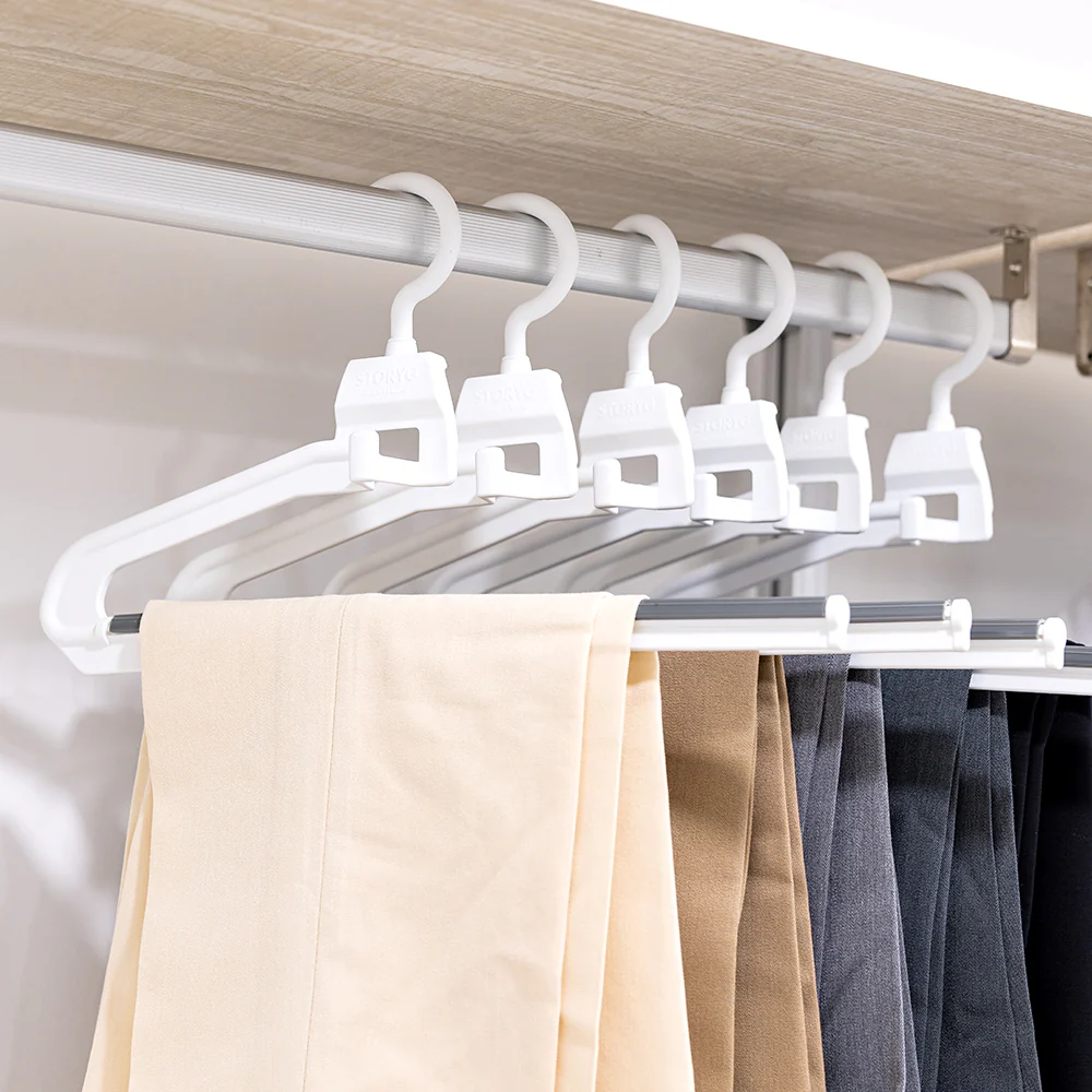 SPECIAL PRICE๐ฅ Smart Slim Pants Hanger Grey 10p - Image 4