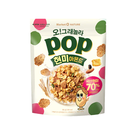 오 그래놀라 팝 O GRANOLA POP CHOCO ALMOND/ CRANBERRY ALMOND/ GRAIN ALMOND 370g - Image 3