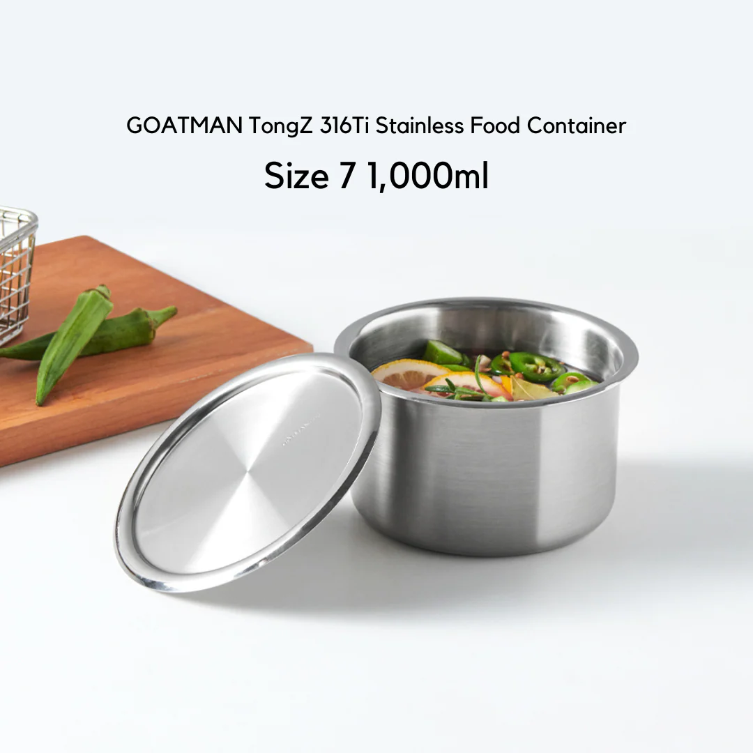 고트만 통즈 316Ti 스텐 반찬통 3호~7호 GOTMAN TongZ Stainless Food Container - Image 6