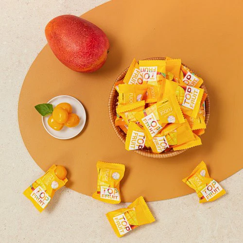 TOP FRUIT COOWY FUDGE Pure Juice Candy 320g _4 Types - Image 3