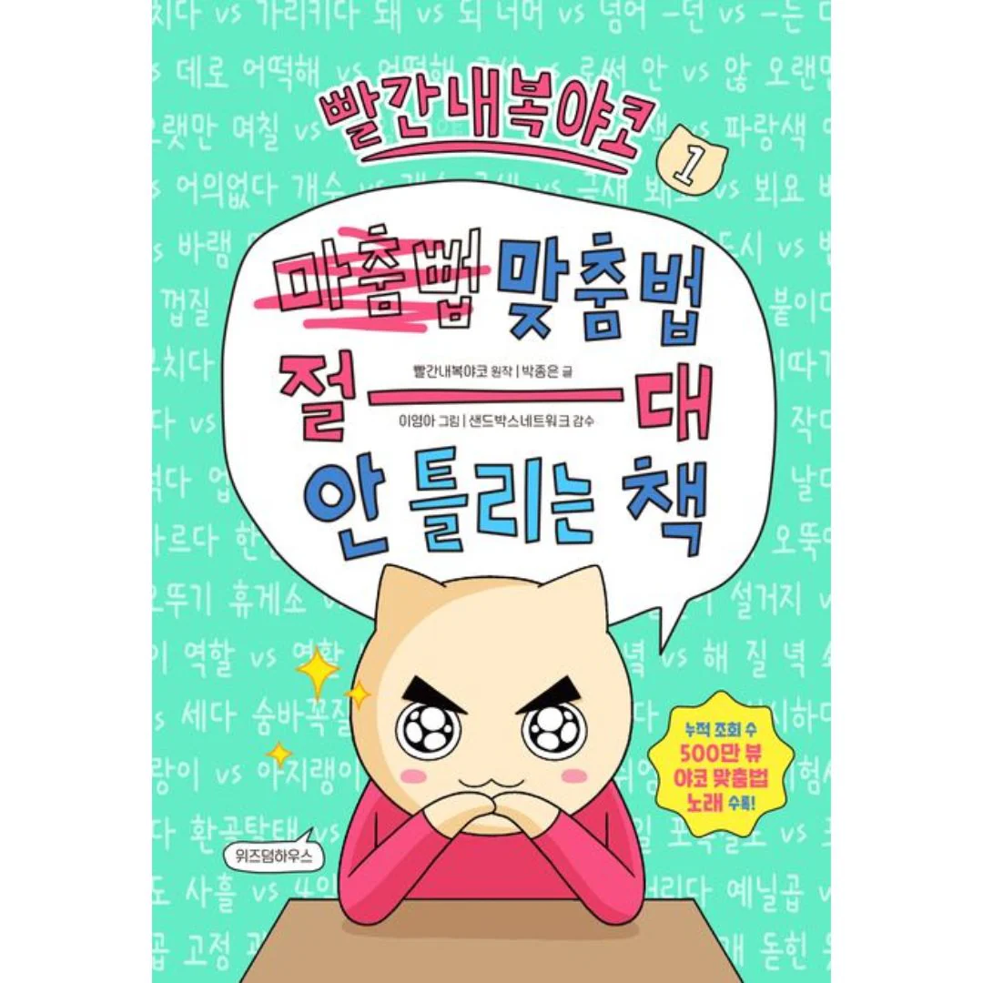 빨간내복야코 맞춤법 절대 안 틀리는 책 1