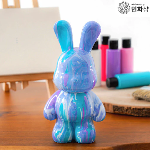 푸어링아트 Pouring Art Toy DIY Kit Rabbit Pink/Purple - Image 3