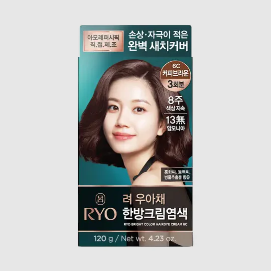 Ryo 'Woo-A-Chae' Oriental Herbal Cream Hair Dye [Grey Coverage] - Image 4