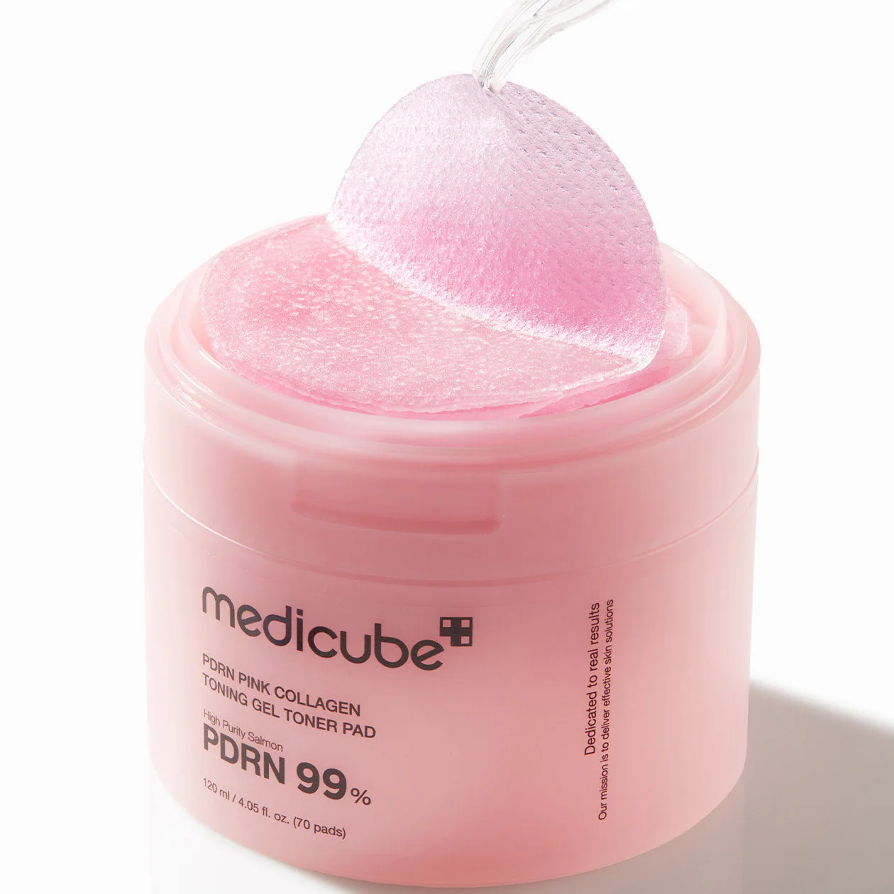 medicube PDRN Pink Collagen Toning Gel Toner Pad 70 pads - Image 3