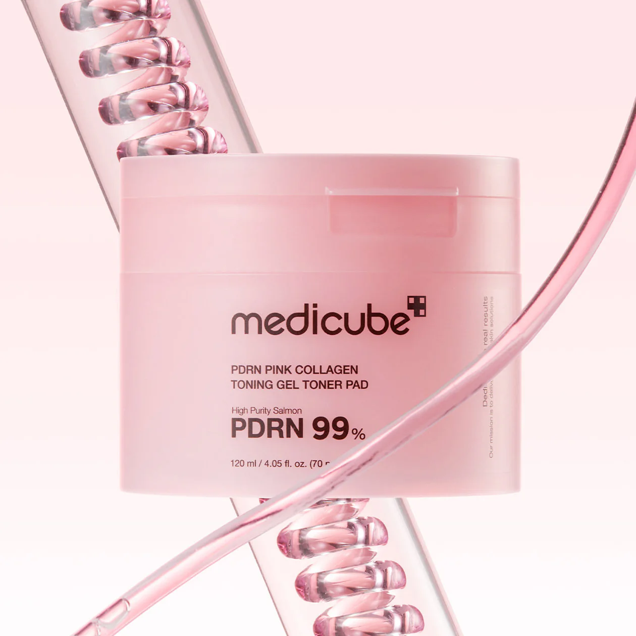 medicube PDRN Pink Collagen Toning Gel Toner Pad 70 pads - Image 4