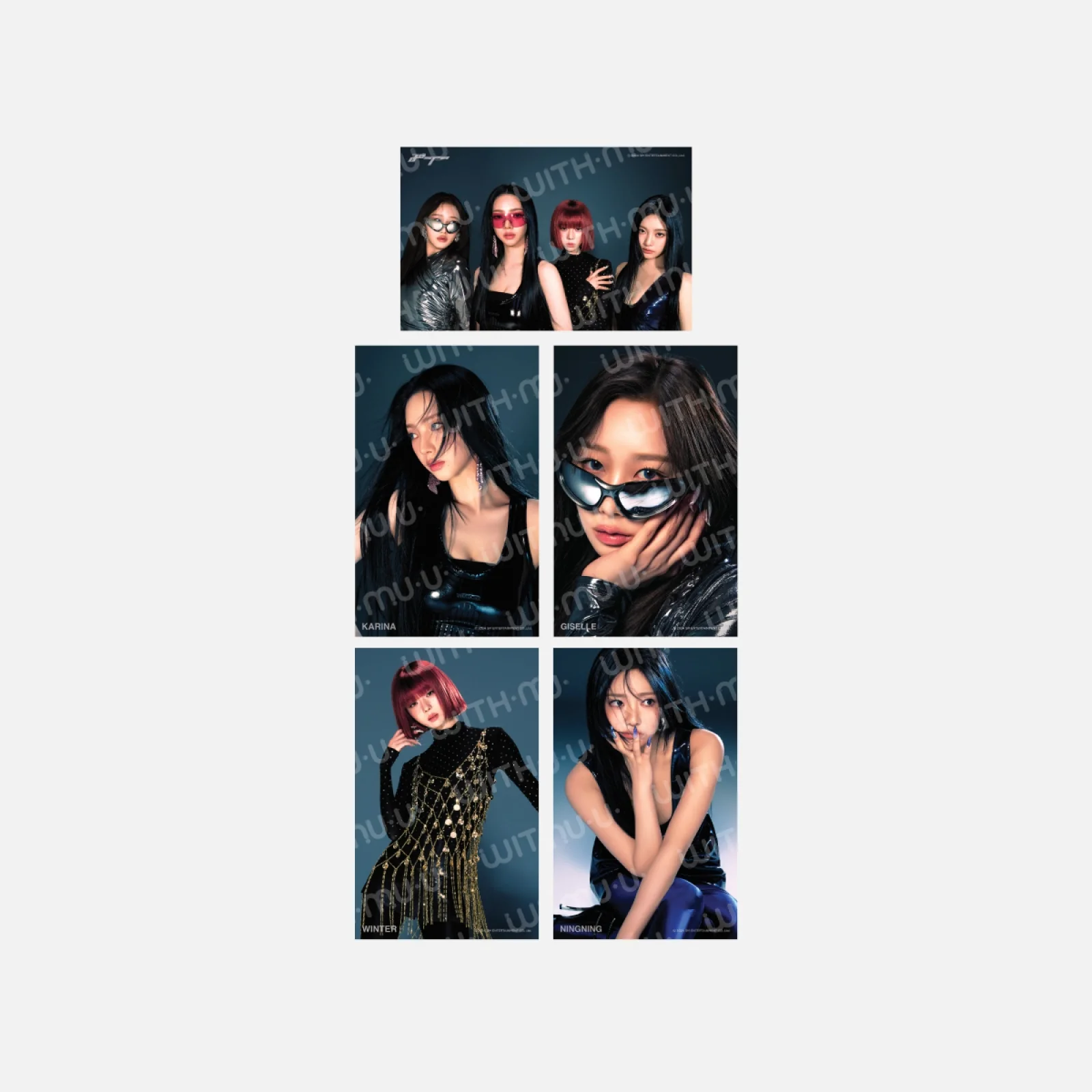 에스파 aespa WEEK - #Whiplash_mood - 4X6 PHOTO SET