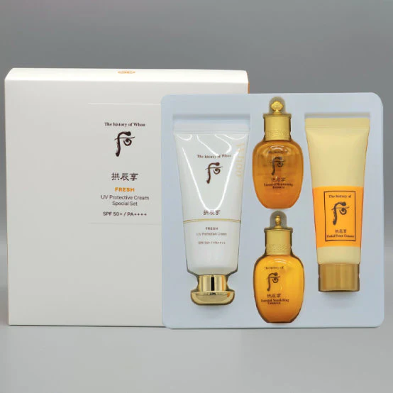 THE HISTORY OF WHOO Gonginhyang Fresh UV Protective Cream Special Set