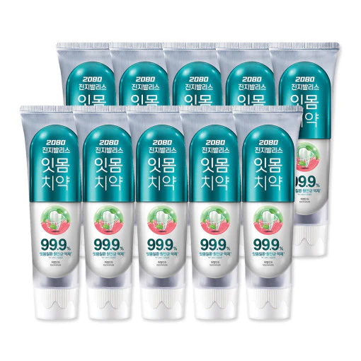 [애경] 2080 진지발리스 치약 AK 2080 Gum Health Toothpaste 120g * 3ea - Image 3