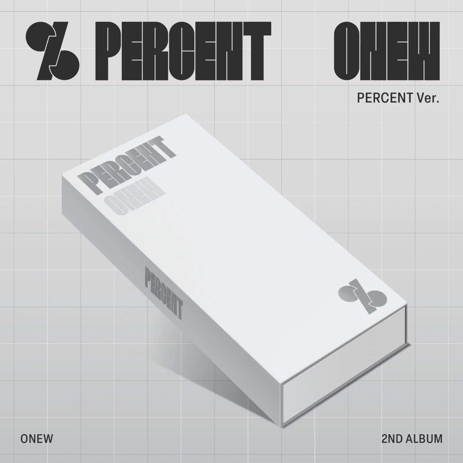 ONEW - PERCENT / 2ND ALBUM (PERCENT Ver.)