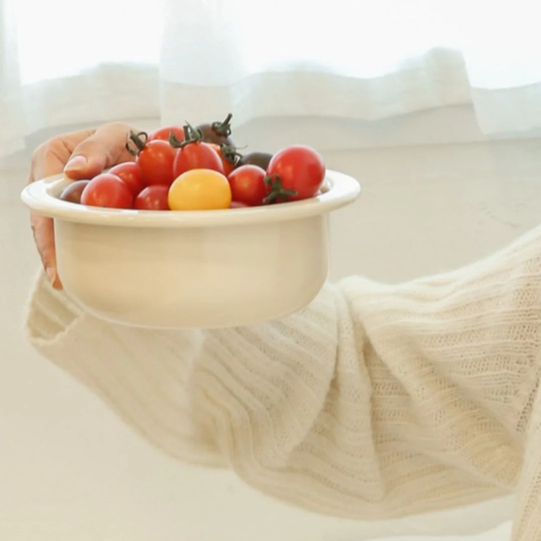 [argee] Enamel Handy Bowl 17cm - Image 3