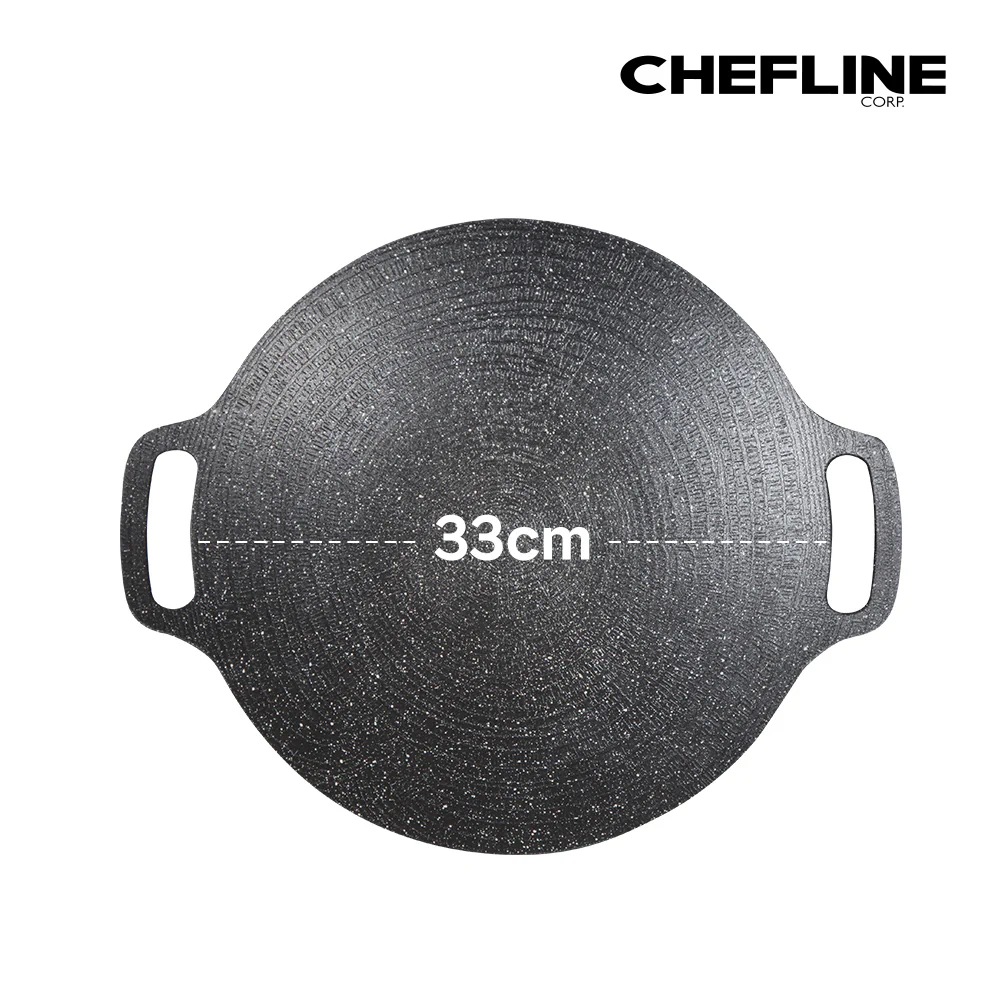 CHEFLINE 화강암 캠핑 그리들 IN & OUT GRIDDLE 33cm / 38cm