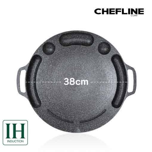 CHEFLINE 화강암 캠핑 그리들 IN & OUT GRIDDLE 33cm / 38cm - Image 2