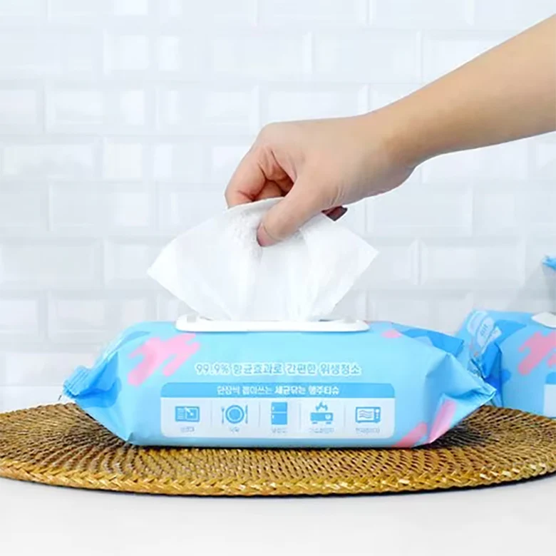 클리어 99.9% 세균닦는 행주티슈 Clear Cleaning tissues 70 Sheet - Image 3