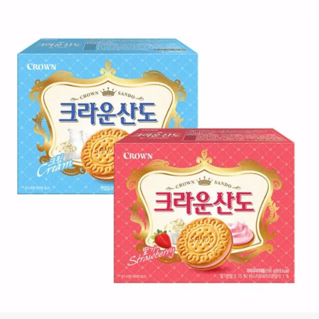 Crown Sando Biscuit Sandwich 323g 2 Flavors