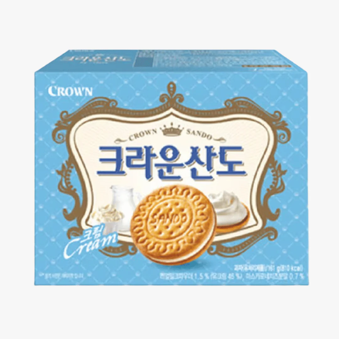Crown Sando Biscuit Sandwich 323g 2 Flavors - Image 3