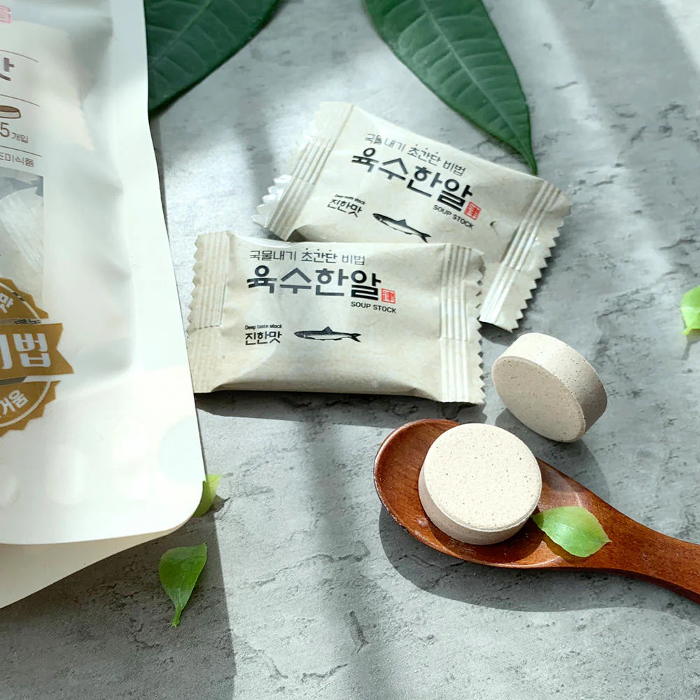 해통령 육수 한알 (진한맛/칼칼한맛) 100g Deep Taste Seafood Stock (2 flavors) - Image 5