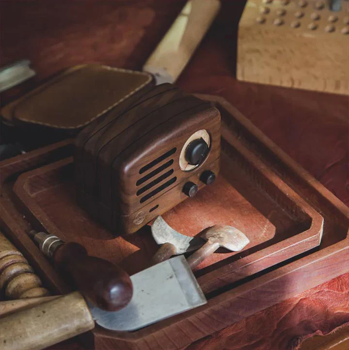 [뮤젠] 메탈&우드 미니 스피커 라디오 Muzen OTR Metal&Wood Speaker - Image 6