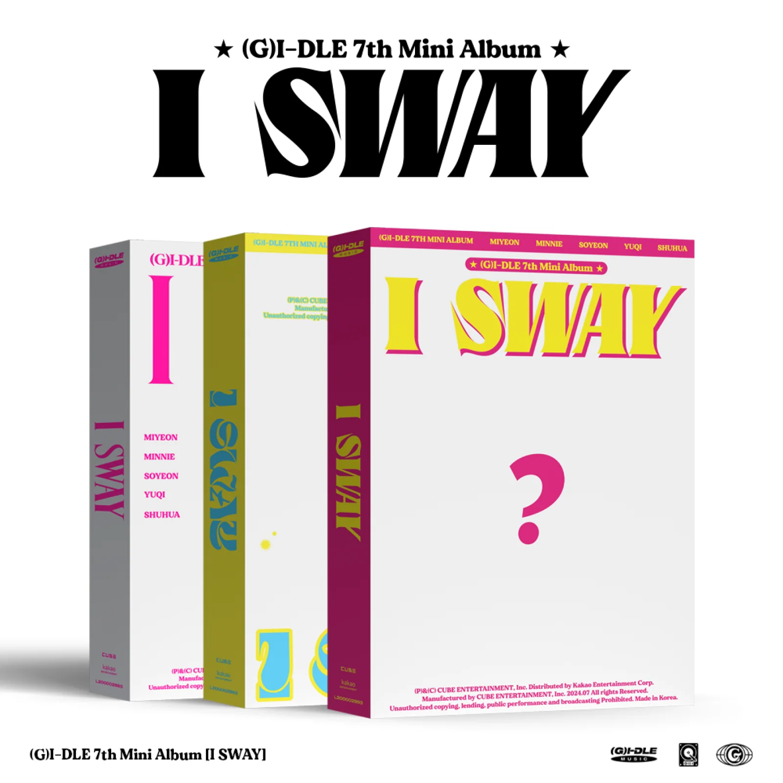 Special Price๐ฟ (์ฌ์)์์ด๋ค (G)I-DLE - I SWAY 7th Mini Album (RANDOM)