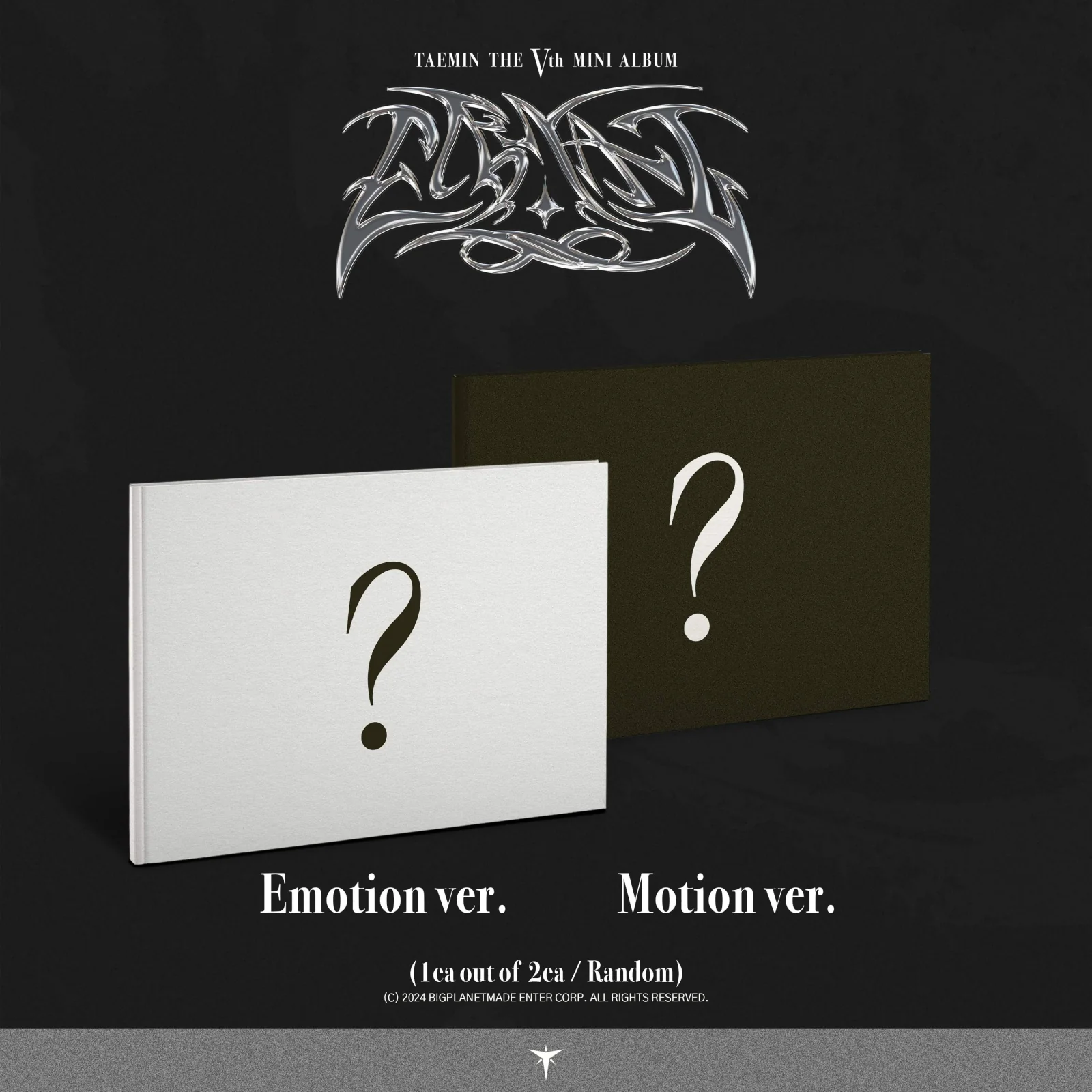 Special Price๐ฟ ํ๋ฏผ TAEMIN - THE 5th MINI ALBUM (Emotion ver. / Motion ver.)