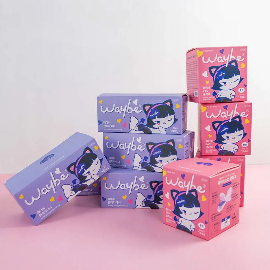 Waybe Pads with wings 14p | Long Panty Liners 30p