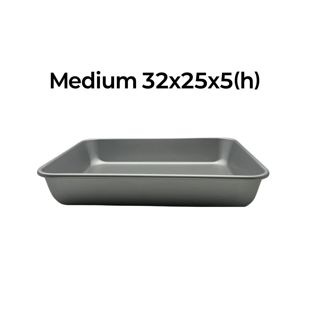 Special Price🎈 Aluminium Rectangular Tray S/M/L - Image 3