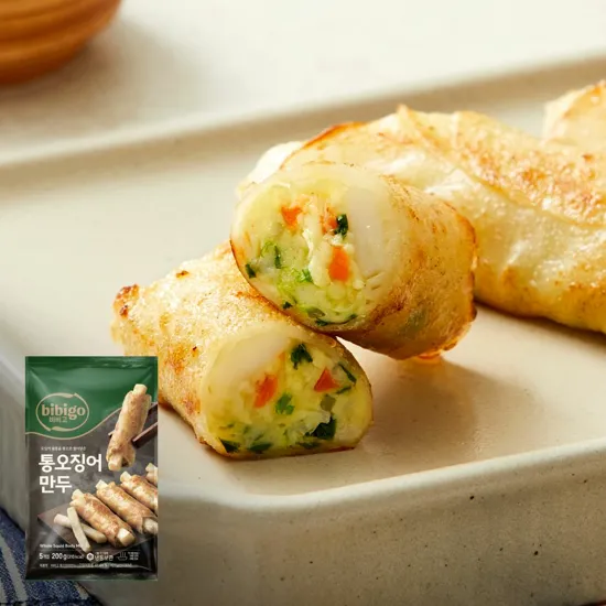 SYDNEY ONLY🦑 bibigo Whole Squid Body Mandu 200g - Image 4