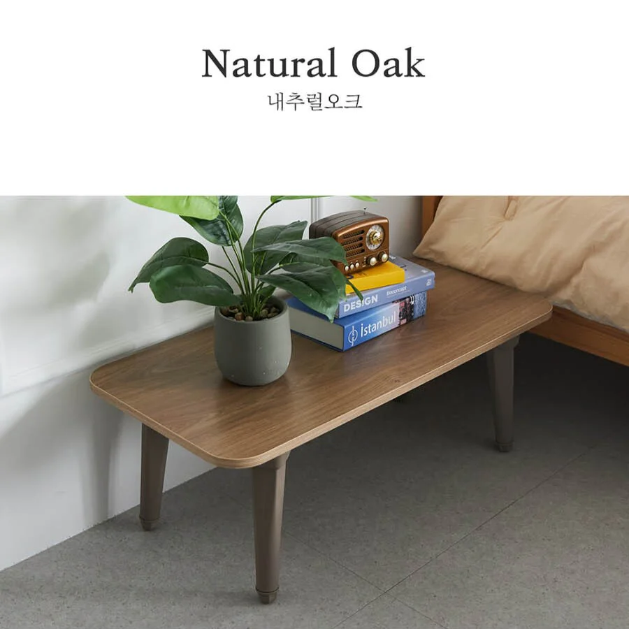 SYDNEY ONLY🚛 LPM 6단 높이조절 라운드 접이식 테이블 800X400 Height Adjustment Round Table - Image 5